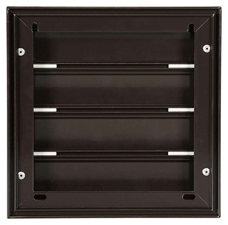 Load image into Gallery viewer, Renson 1013923 - lamellenrooster alu bruin 433 173x173mm | 2 stuks