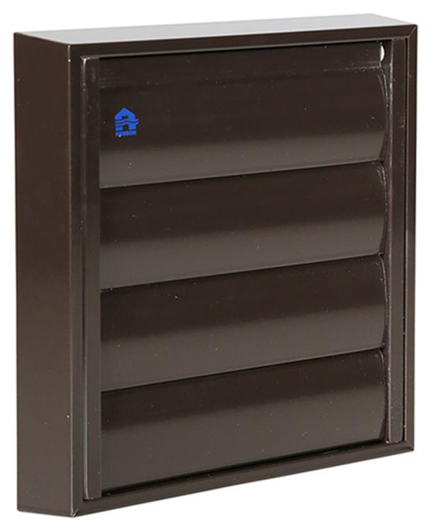 Load image into Gallery viewer, Renson 1013923 - lamellenrooster alu bruin 433 173x173mm | 2 stuks