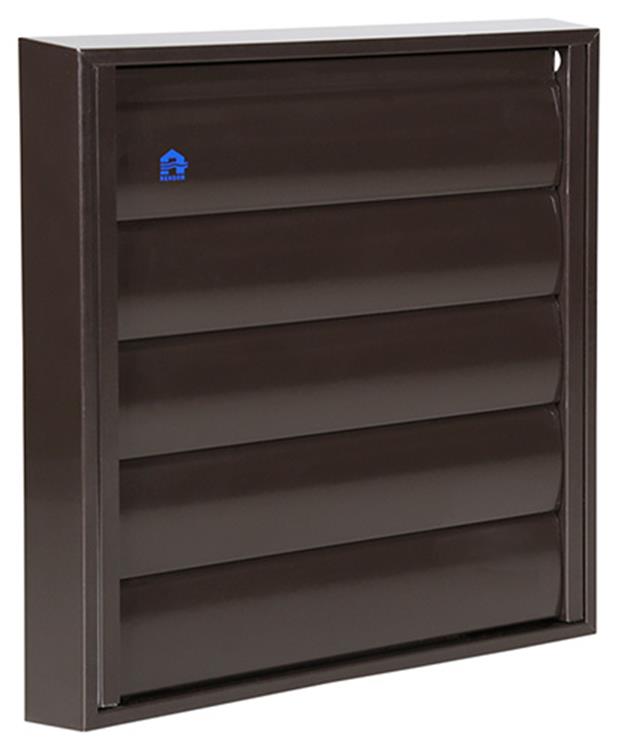 Load image into Gallery viewer, Renson 1014555 - lamellenrooster alu bruin 433 210x210mm | 2 stuks
