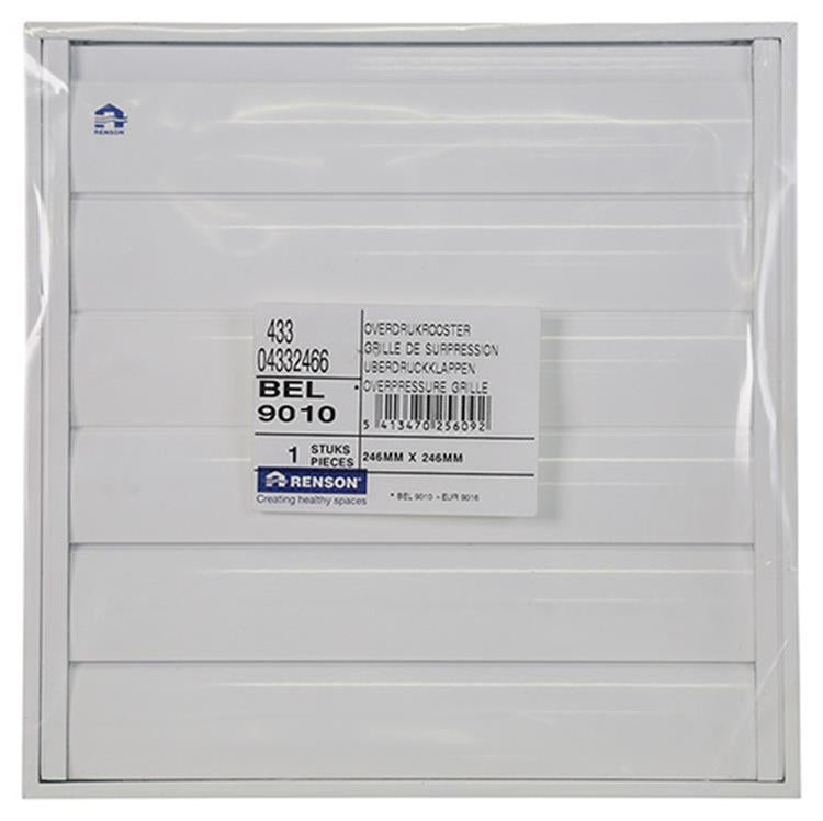 Load image into Gallery viewer, Renson 1006640 - rooster 433 ral 9010 246x246mm | 2 stuks