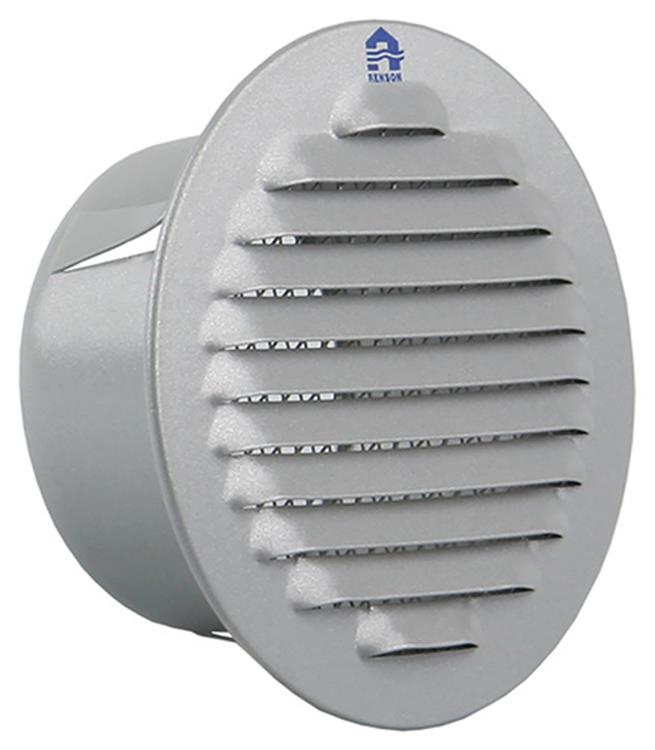 Load image into Gallery viewer, Renson 1008240 - schoepenrooster rond inb. 435 r alu ral 9006 ø 80 | 12 stuks