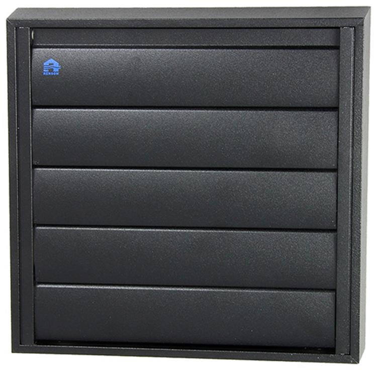 Load image into Gallery viewer, Renson 1057985 - dampkaprooster 433 (210x210) ral 9005 zwart | 2 stuks