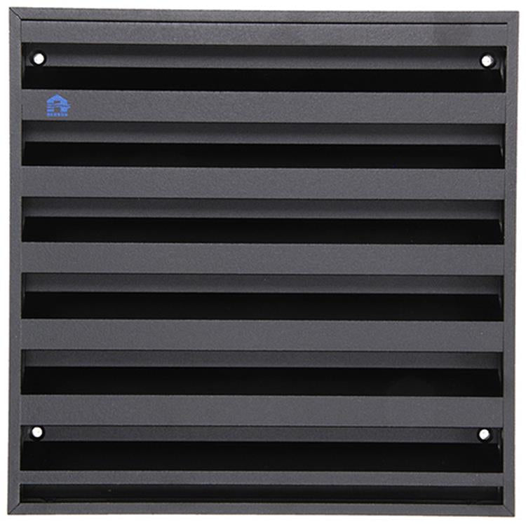 Load image into Gallery viewer, Renson 1057989 - opbouwmuurrooster met gaas 431 (225x225) ral 9005 zwart | 2 stuks