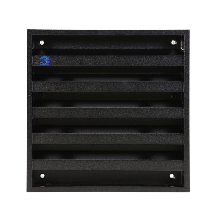 Load image into Gallery viewer, Renson 1058000 - opbouwmuurrooster met gaas 431 (165x165) ral 9005 zwart | 2 stuks