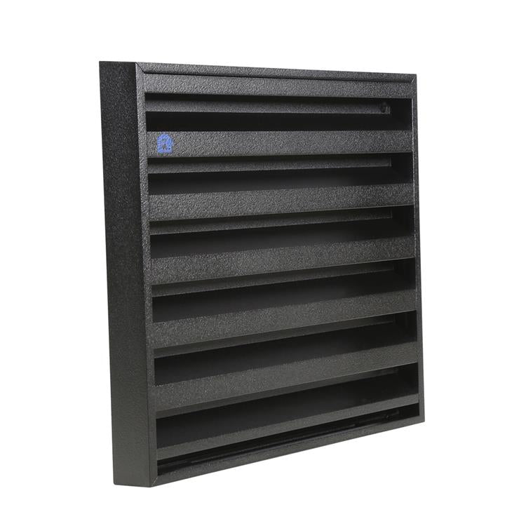 Load image into Gallery viewer, Renson 1058001 - opbouwmuurrooster met gaas 431 (225x225) str 9005 zwart | 2 stuks