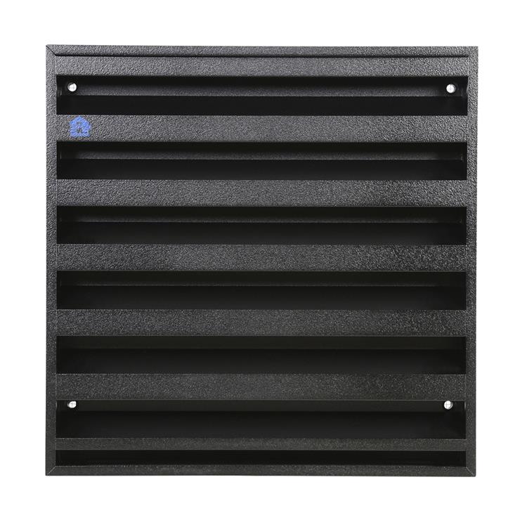 Load image into Gallery viewer, Renson 1058001 - opbouwmuurrooster met gaas 431 (225x225) str 9005 zwart | 2 stuks