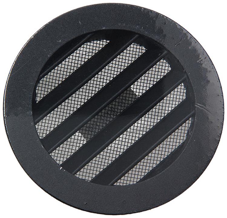 Load image into Gallery viewer, Renson 1057993 - inbouw rond schoepenr met gaas434r dia 100 ral 9005 zwart | 10 stuks