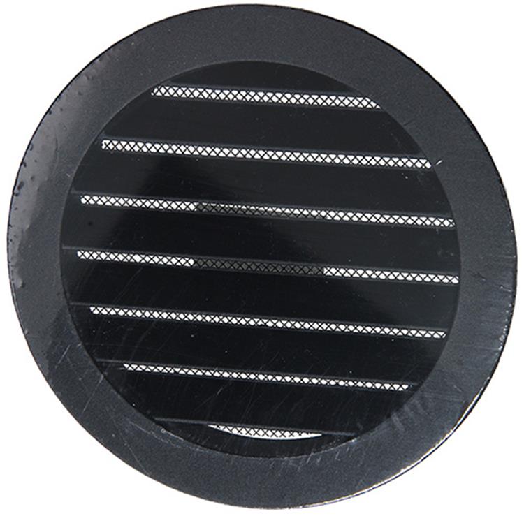 Load image into Gallery viewer, Renson 1057994 - inbouw rond schoepenr met gaas434r dia 125 ral 9005 zwart | 10 stuks