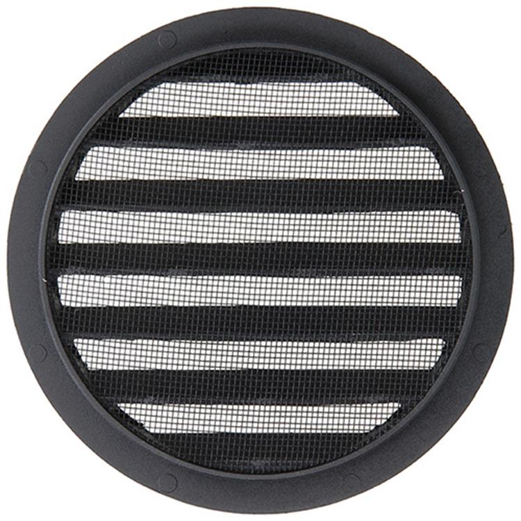 Load image into Gallery viewer, Renson 1057995 - inbouw rond schoepenr met gaas434r dia 150 ral 9005 zwart | 10 stuks