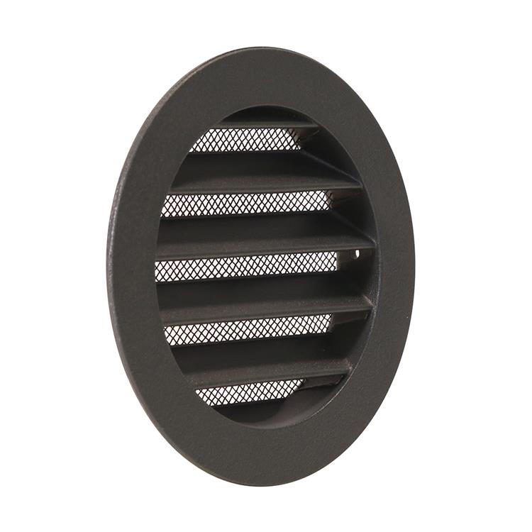 Load image into Gallery viewer, Renson 1062419 - inbouw ronde rooster alu 434r (dia 100) structuur 7016 | 10 stuks