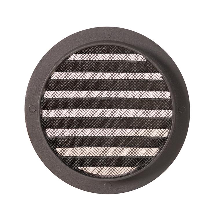 Load image into Gallery viewer, Renson 1062420 - inbouw ronde rooster alu 434r (dia 125) structuur 7016 | 10 stuks