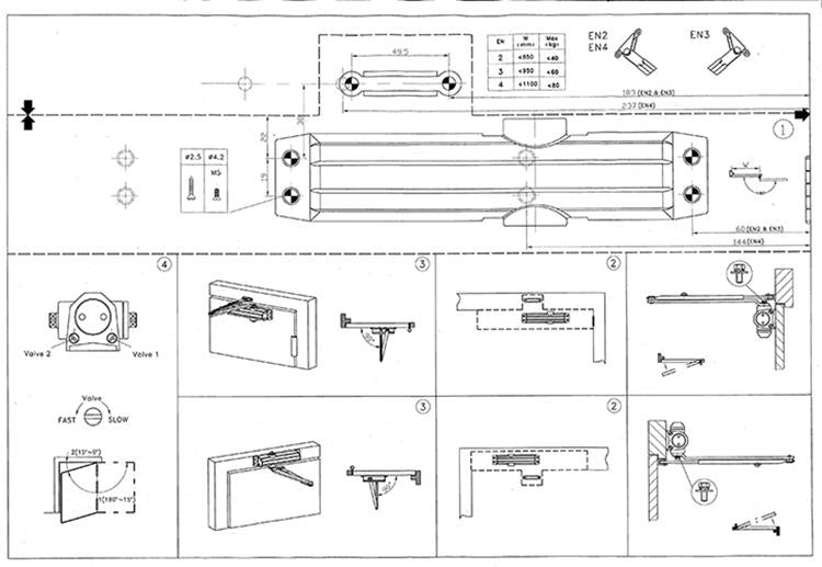 Load image into Gallery viewer, Yale 1019236 - hydraulische deurpomp multiforce 2-3-4 | 1 stuks