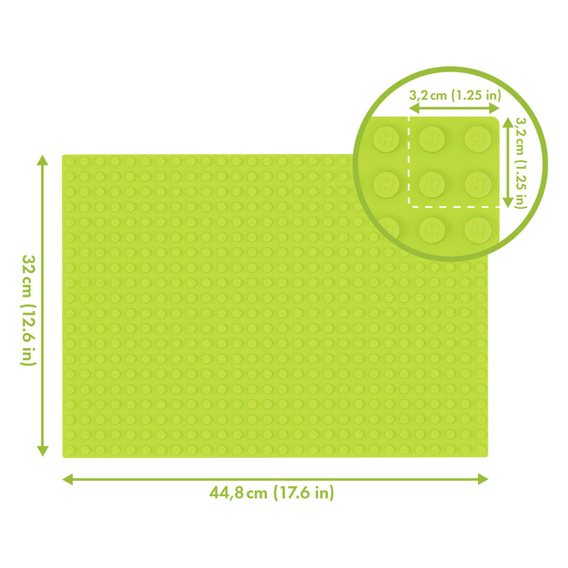 Load image into Gallery viewer, Hubelino grondplaat groen, 560 noppen