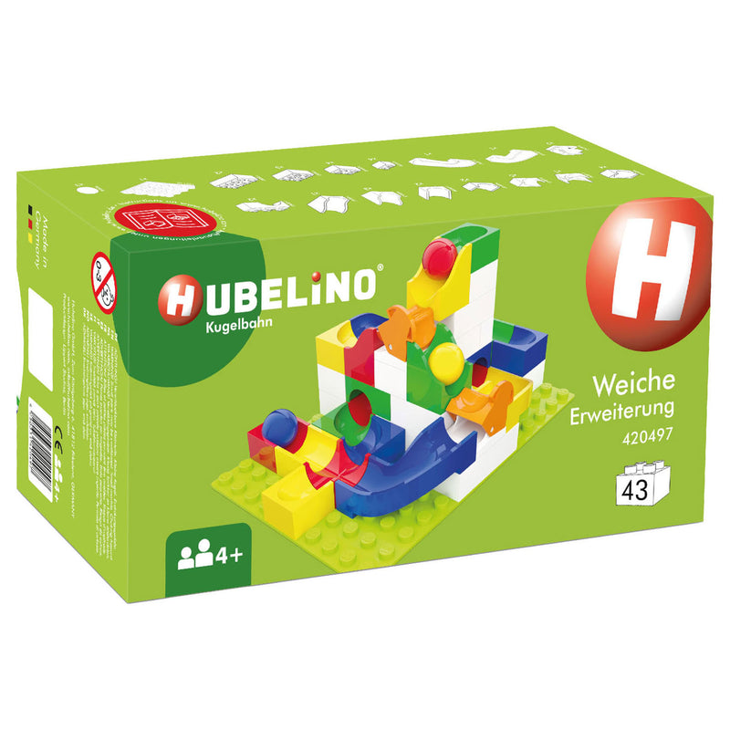 Load image into Gallery viewer, Hubelino knikkerbaan aanvulset wissel - 43dlg.