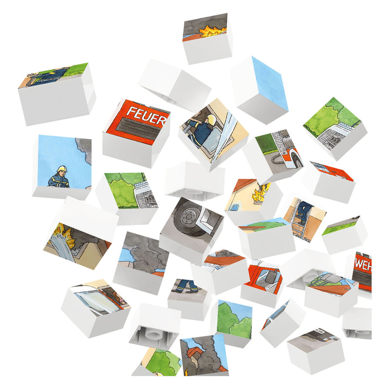 Load image into Gallery viewer, Hubelino blokpuzzel brandweer - 35st.