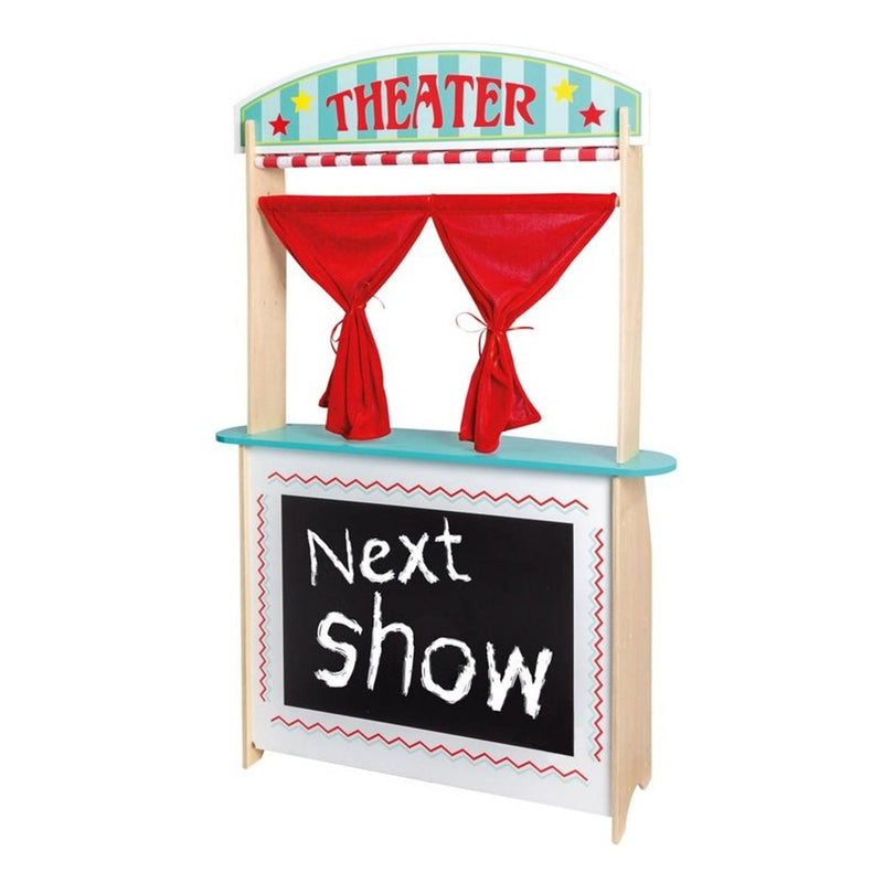 Load image into Gallery viewer, Jouéco houten theater en winkel 2 in 1 - met accessoires - vanaf 3 jaar