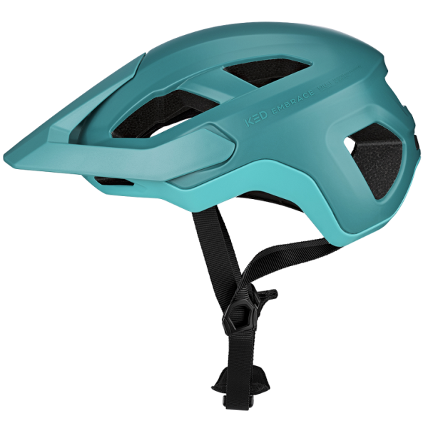 Load image into Gallery viewer, Ked fietshelm embrace m (54-58cm) - mat blauwgroen
