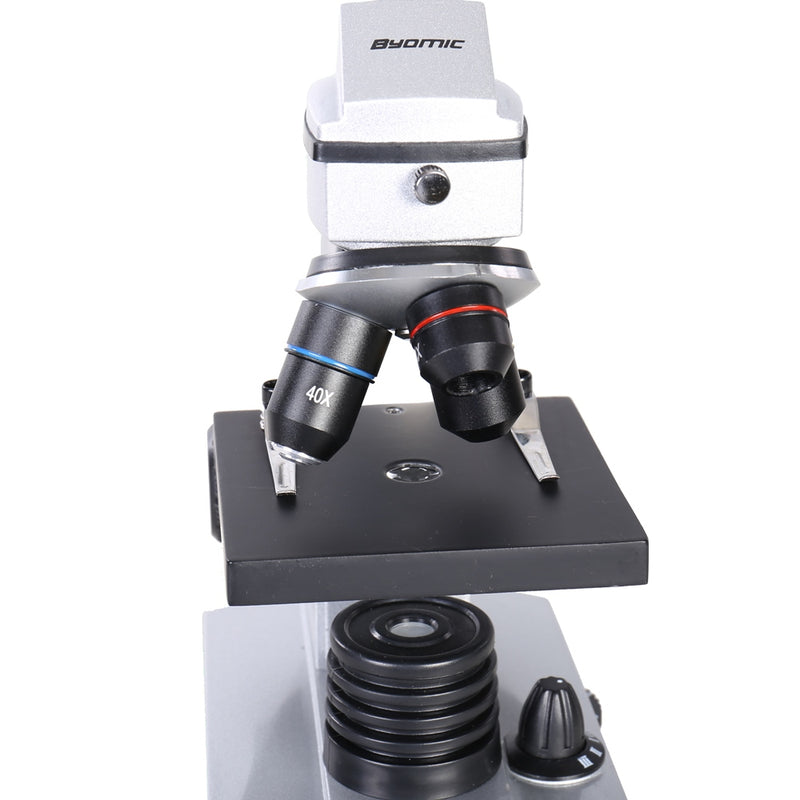 Load image into Gallery viewer, Byomic Beginners Microscoopset 40x - 1024x in Koffer