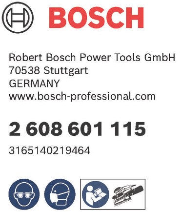 Load image into Gallery viewer, Bosch accessoires gex 125-150 schuurzool middel 150 2608601115 - 2608601115