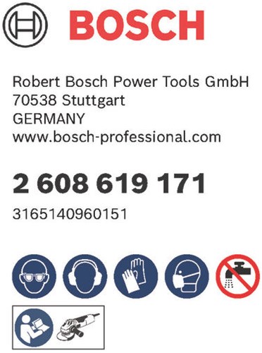 Load image into Gallery viewer, Bosch accessoires x-lock fiberschijf, 125mm, g 24, r444, expert for metal - 1 stuk(s) - 2608619171