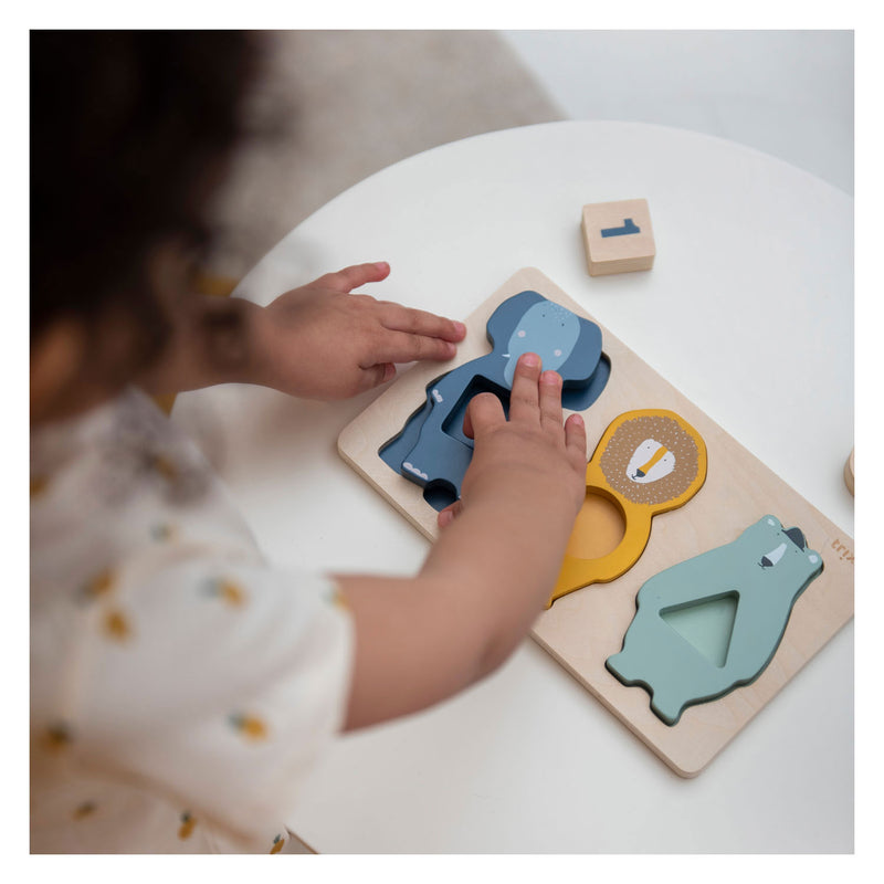 Load image into Gallery viewer, Trixie houten telpuzzel dieren, 6st.