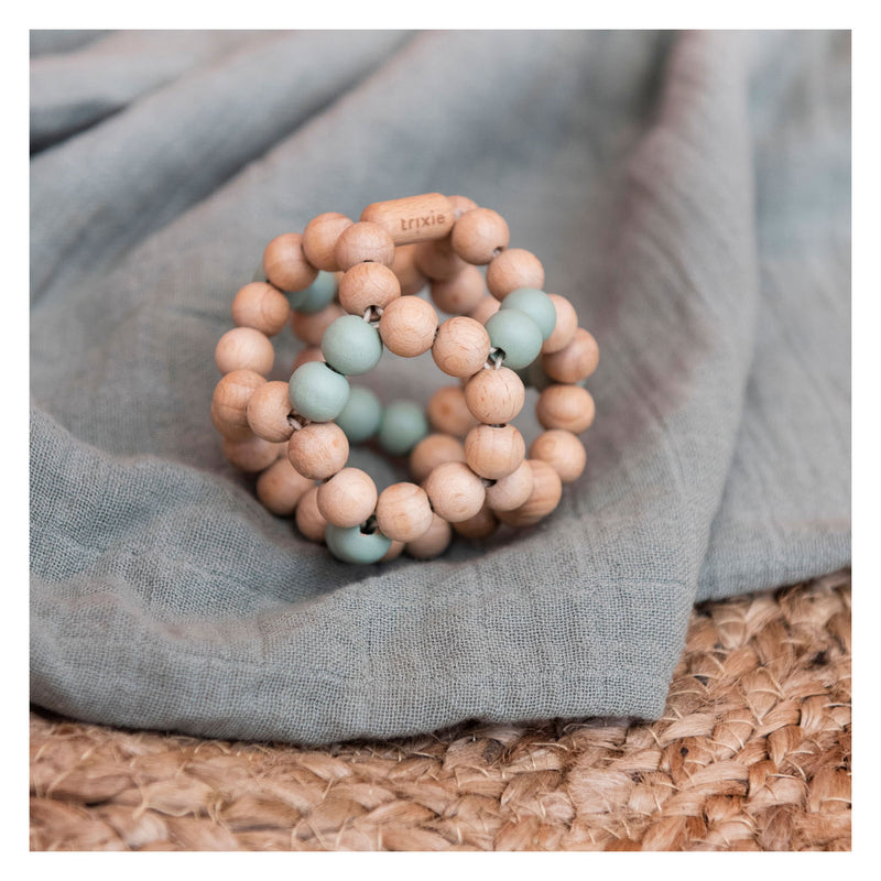 Load image into Gallery viewer, Trixie Houten Kralenbal Mint