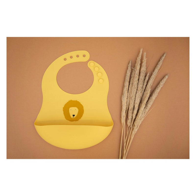 Load image into Gallery viewer, Trixie silicone slabbetje - mr. lion, 2st.