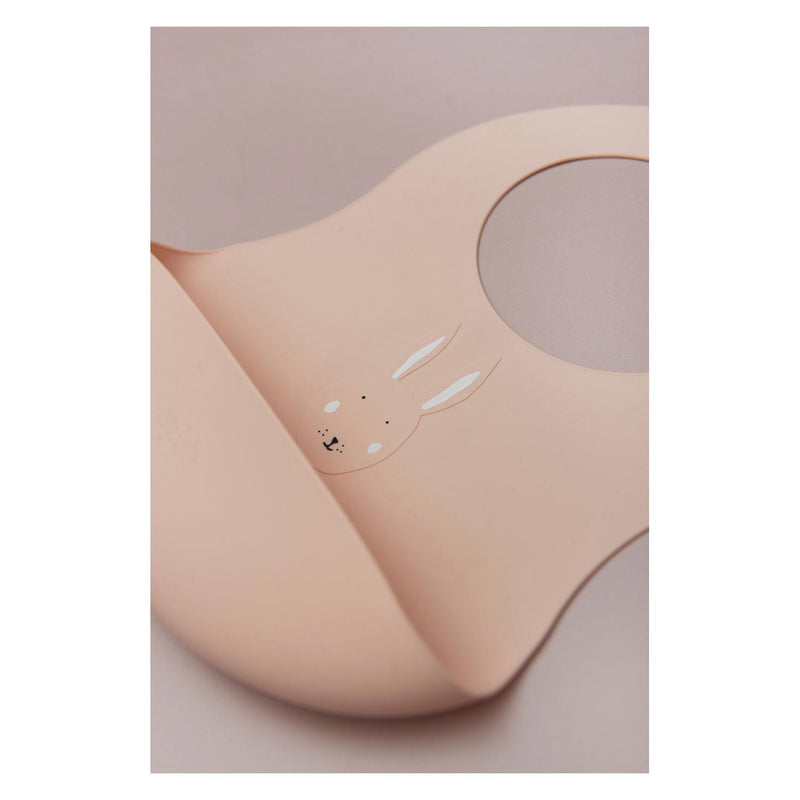 Load image into Gallery viewer, Trixie Silicone Slabbetje Mrs. Rabbit, 2st.