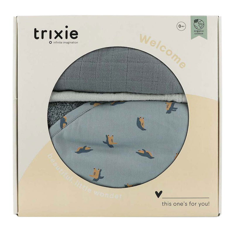 Load image into Gallery viewer, Trixie newborn geschenkdoos l - peppy penguins