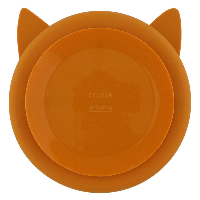 Load image into Gallery viewer, Trixie siliconen bord met vakjes en zuignap - mr. fox