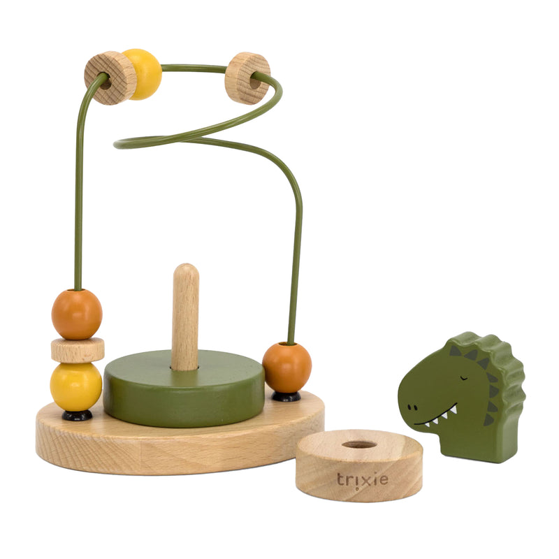 Load image into Gallery viewer, Trixie houten motoriekspiraal - mr. dino
