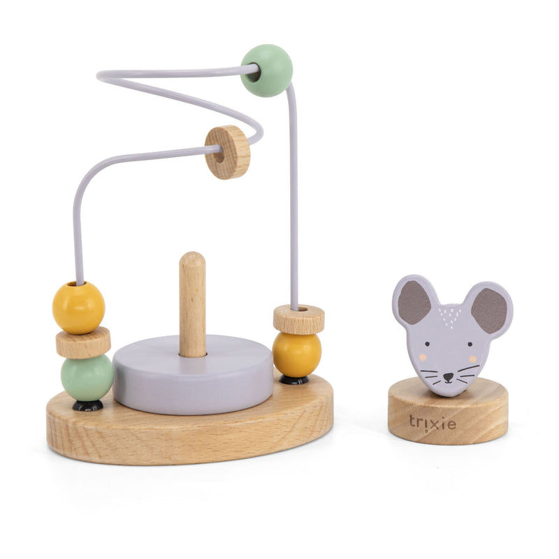Load image into Gallery viewer, Trixie houten motoriekspiraal - mrs. mouse