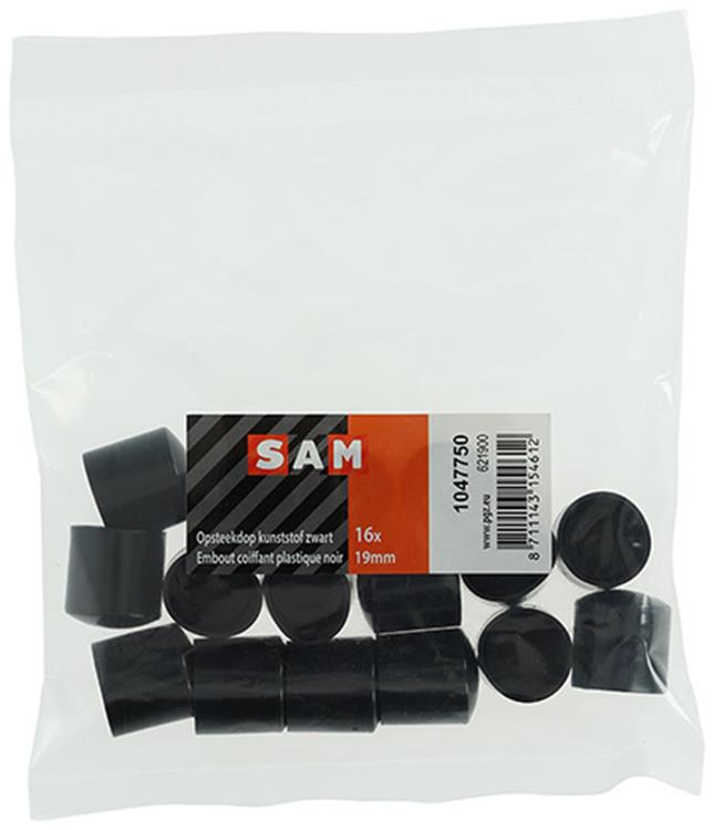 Load image into Gallery viewer, Mack 1047750 - opsteekdop kunststof zwart ø 19 mm 16 st pcs | 6 stuks