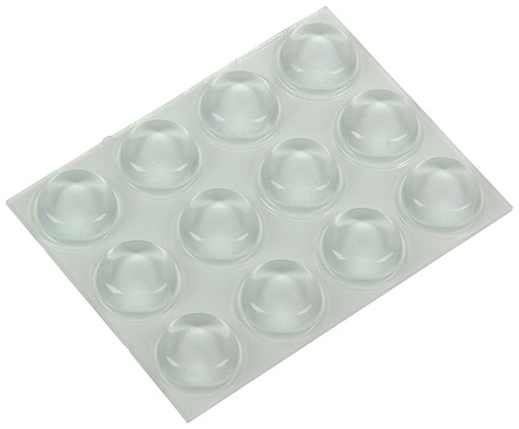 Load image into Gallery viewer, Mack 1047659 - geluidsdemper zelfklevend transparant ø 13 mm 12 st pcs | 12 stuks