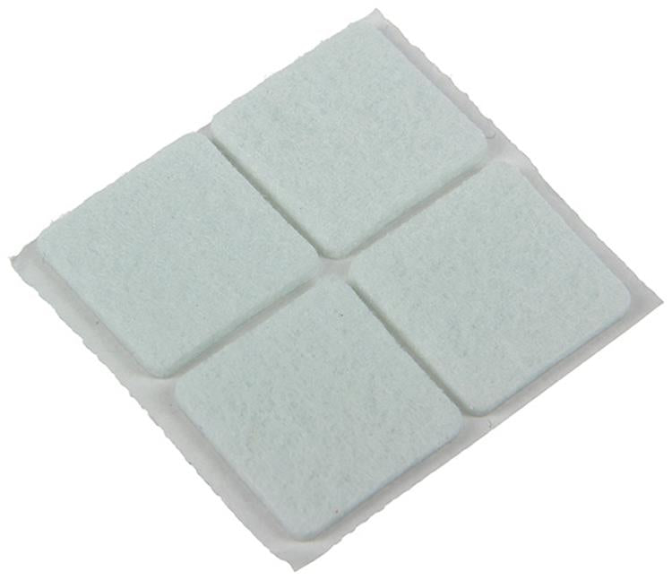 Load image into Gallery viewer, Mack 1047715 - viltpastille zelfklevend wit 25 x 25 mm 12 st pcs | 12 stuks