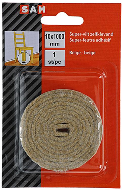 Load image into Gallery viewer, Mack 1047717 - super-vilt zelfklevend beige 10 x 1000 mm 1 st pc | 12 stuks