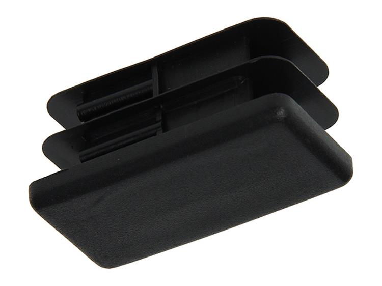 Load image into Gallery viewer, Mack 1047764 - insteekdop kunstsstof zwart 20 x 40 mm 4 st pcs | 6 stuks