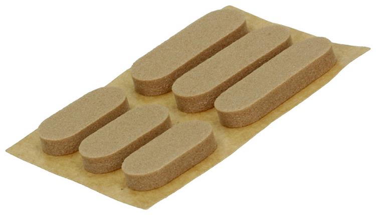Load image into Gallery viewer, Mack 1047669 - geluidsdemper zelfklevend bruin 16 + 22x7 mm 24 st pcs | 12 stuks