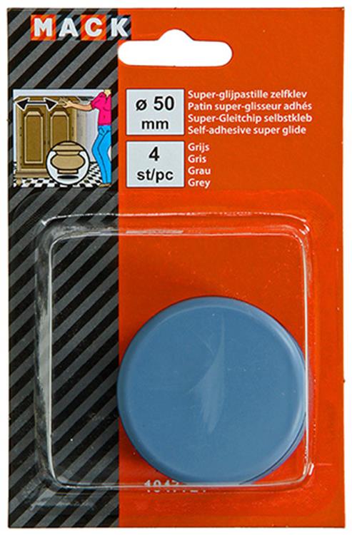 Load image into Gallery viewer, Mack 1047721 - super glijpastille zelfklevendgrijs ø 50 mm 4 st pcs | 6 stuks