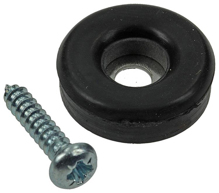 Load image into Gallery viewer, Mack 1047722 - stoeldop rubber + schroef zwart ø 23 mm 8 st pcs | 6 stuks