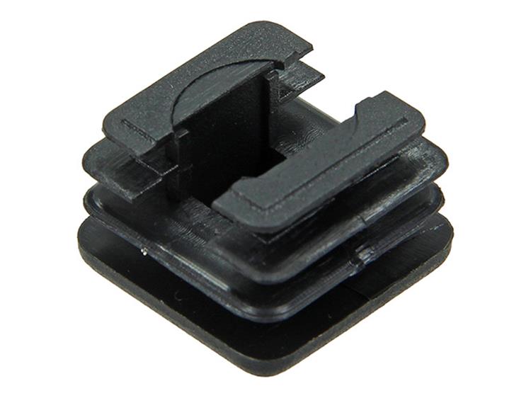 Load image into Gallery viewer, Mack 1047728 - insteekdop kunstsstof zwart 20 x 20 mm 4 st pcs | 6 stuks