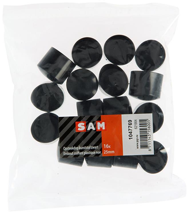 Load image into Gallery viewer, Mack 1047769 - opsteekdop kunststof zwart ø 25 mm 16 st pcs | 6 stuks