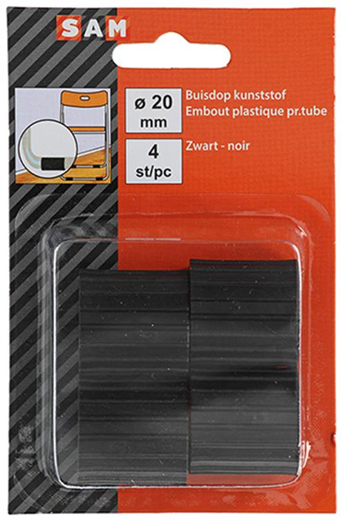 Load image into Gallery viewer, Mack 1047775 - buisdop kunststof zwart ø 20 mm 4 st pcs | 6 stuks