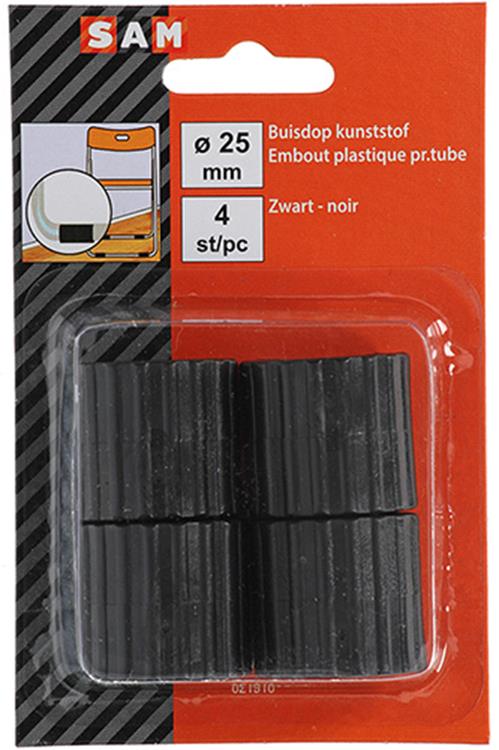 Load image into Gallery viewer, Mack 1047776 - buisdop kunststof zwart ø 25 mm 4 st pcs | 6 stuks