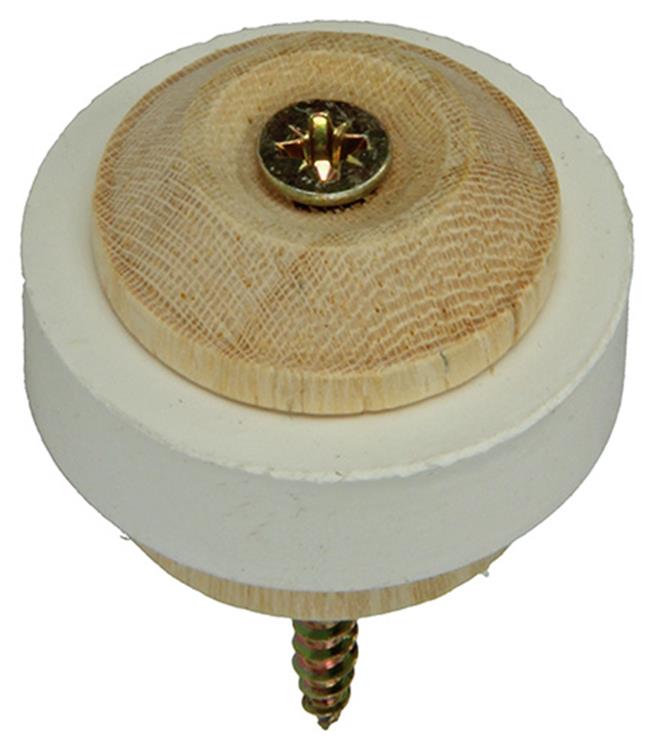 Load image into Gallery viewer, Mack 1047644 - deurstop met rubber hout ø 35 mm 1 st pc | 6 stuks