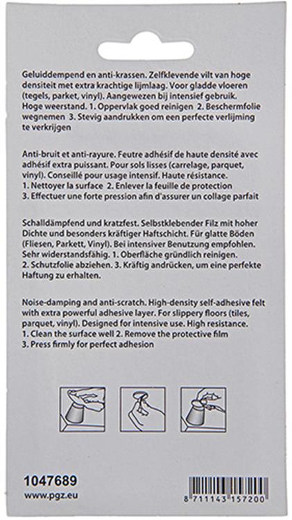Afbeelding laden in galerijviewer, Mack 1047689 - super-vilt zelfklevend beige ø 19 mm 20 st pcs | 12 stuks