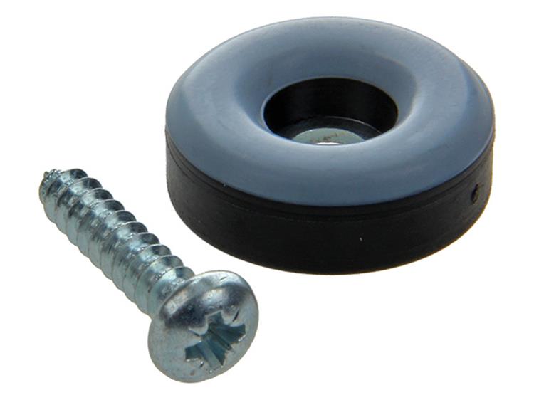 Load image into Gallery viewer, Mack 1047692 - glij-stoeldop met schroef grijs ø 22 mm 4 st pcs | 6 stuks