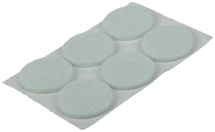 Load image into Gallery viewer, Mack 1047697 - viltpastille zelfklevend wit ø 22 mm 12 st pcs | 12 stuks