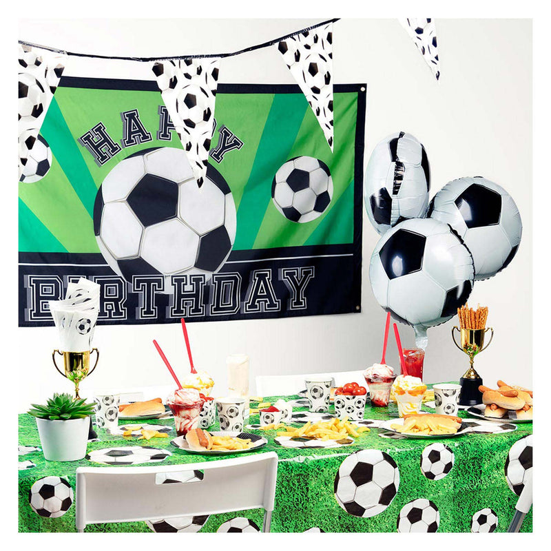 Load image into Gallery viewer, Boland vlag voetbal happy birthday, 150x90cm