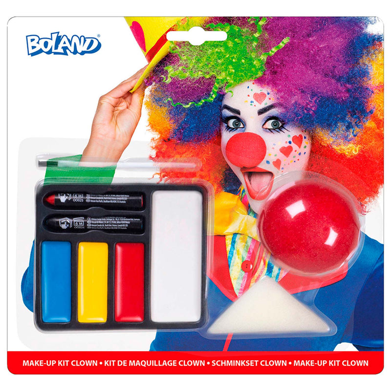 Load image into Gallery viewer, Boland schmink set clown met clownsneus
